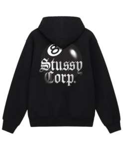 Best Stussy Corp Black Hoodie