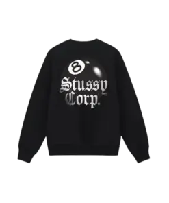 Stussy Corp Black Sweatshirts