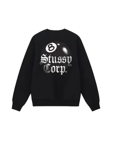 Stussy Corp Black Sweatshirts
