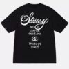 Stussy World Tour T-Shirt Black