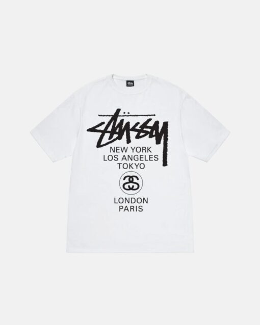 Stussy World Tour White T-Shirt