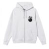 8 Ball Zip Hoodie Gray