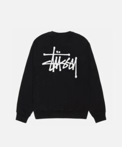 BASIC STÜSSY CREW BLACK