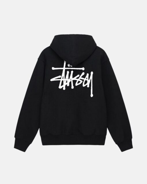 Basic Stüssy Black Hoodie