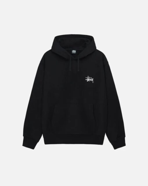 Basic Stüssy Black Hoodie