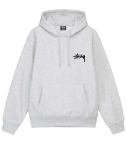 Basic Stüssy Grey Hoodie