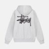 Basic Stüssy Grey Hoodie