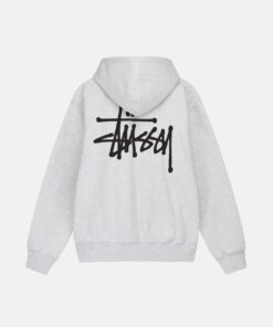 Basic Stüssy Grey Hoodie