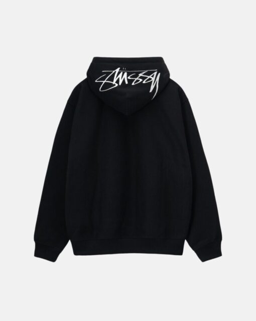 Stussy Black Applique Hoodie