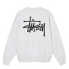 STÜSSY BASIC GREY CREW