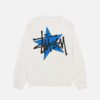 STÜSSY STAR WHITE CREW