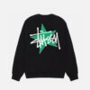 Stüssy Star Black Crew